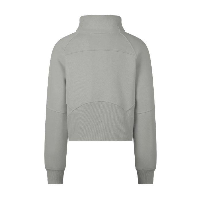 Fashionista Cropped Half-Zip Sweatshirt