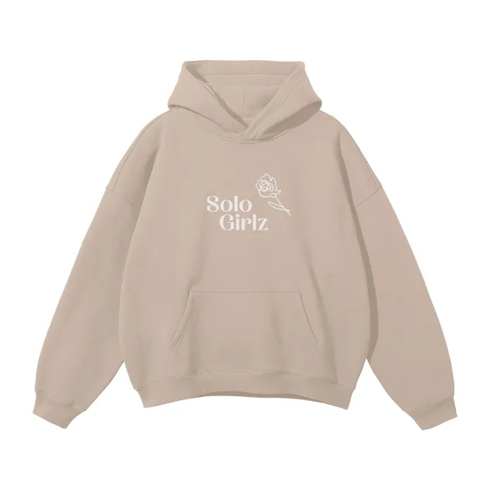 Rose Petal OverSized Fleece Hoodie