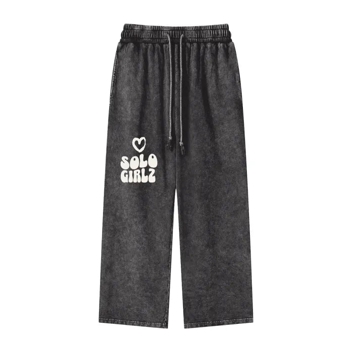 SoloGirlz Heartz - Straight Legged Sweats