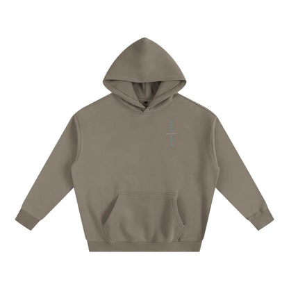 Baby Blue Oversized Fleeced Hoodie