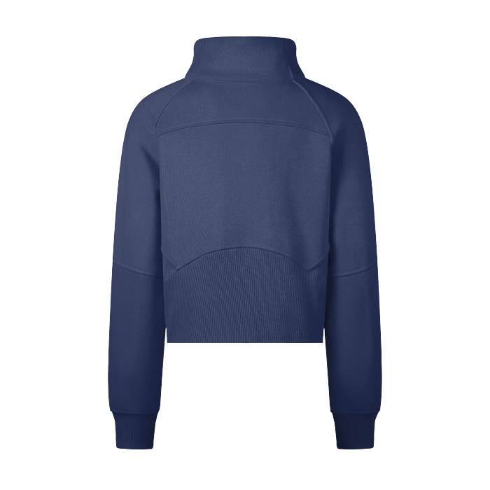 Fashionista Cropped Half-Zip Sweatshirt