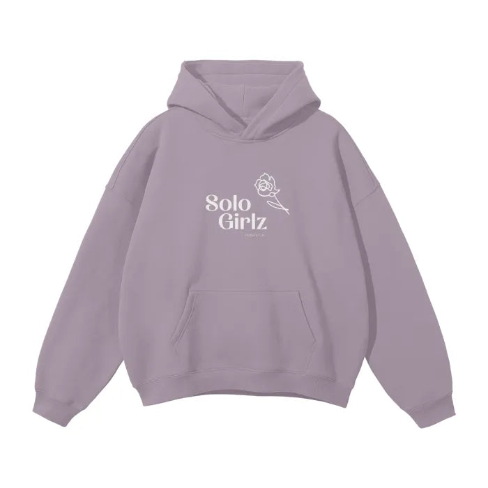 Rose Petal OverSized Fleece Hoodie