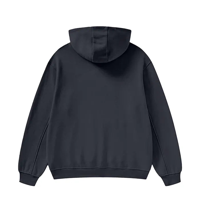 High Neck Fleece Hoodie