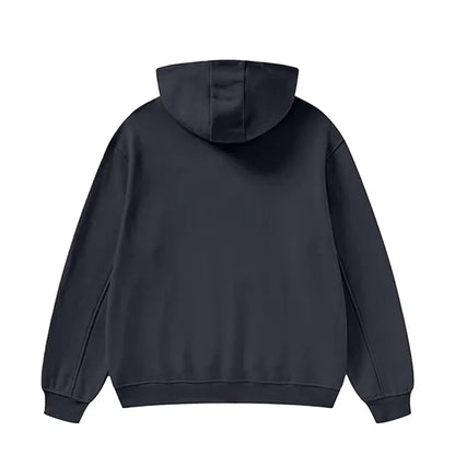 High Neck Fleece Hoodie