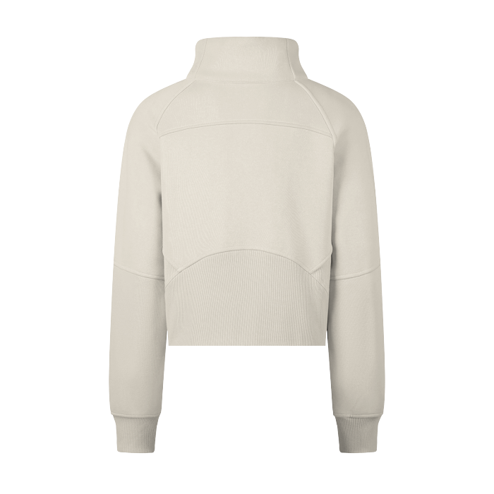 Fashionista Cropped Half-Zip Sweatshirt