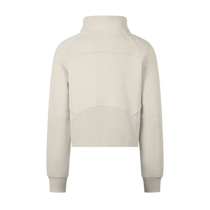 Fashionista Cropped Half-Zip Sweatshirt