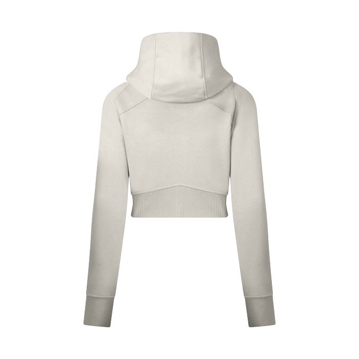 SoloGirlz Cropped Zip-Through Hoodie