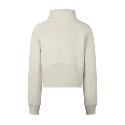 To The SunSet Cropped Half - Zip Sweatshirt