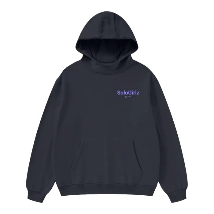 High Neck Fleece Hoodie