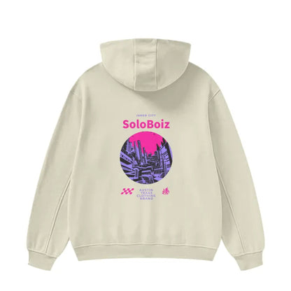 Purp City High Neck Fleece Hoodie