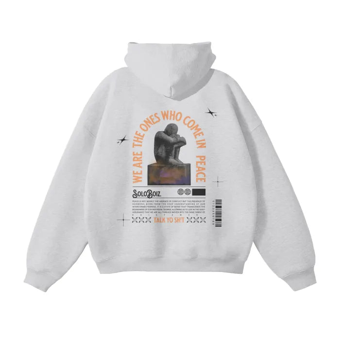PEACE Oversized Fleece Hoodie