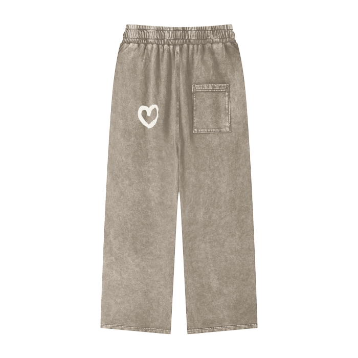 SoloGirlz Heartz - Straight Legged Sweats
