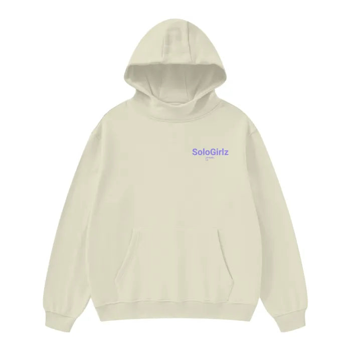 High Neck Fleece Hoodie
