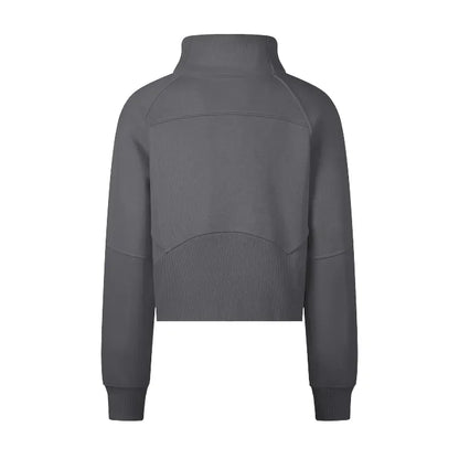 To The SunSet Cropped Half - Zip Sweatshirt