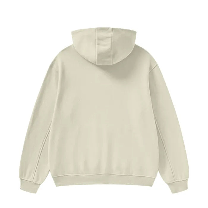High Neck Fleece Hoodie