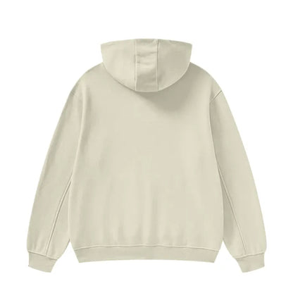 High Neck Fleece Hoodie