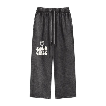 SoloGirlz Heartz - Straight Legged Sweats